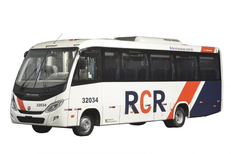 A RCR Locação Ltda. recebeu em dezembro 21 micro-ônibus Marcopolo New Senior. Os veículos serão os primeiros do novo modelo que entram em operação no Estado