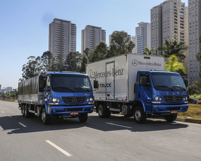 A Mercedes-Benz realizará, nos dias 25, 27 e 28 de abril, em Campinas (SP), a segunda etapa do “Circuito Ceasa”, ação de demonstração de caminhões