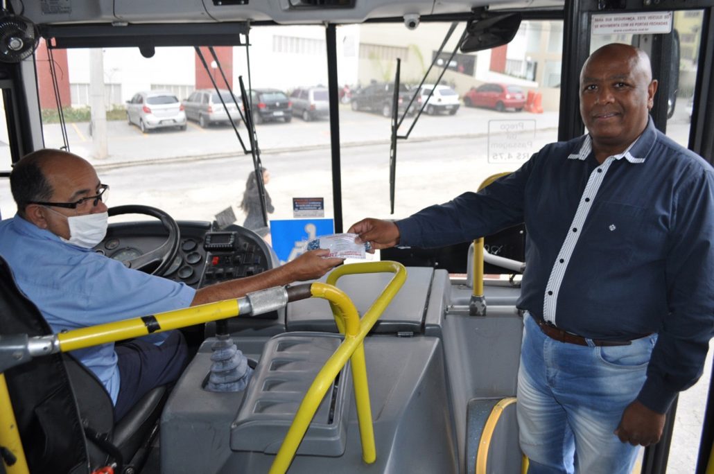 A BR7 Mobilidade, nova operadora de transporte público de São Bernardo do Campo, começará, no próximo dia 4 de maio, a distribuir máscaras de pano,
