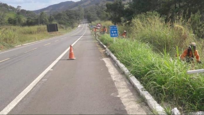 O Departamento Nacional de Infraestrutura de Transportes (DNIT) executa uma série de obras de manutenção nas rodovias de Minas Gerais.