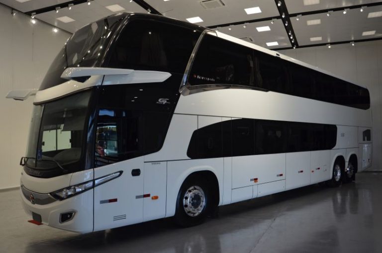 A Marcopolo acaba de lançar o primeiro ônibus rodoviário com a tecnologia ERV - Espelho de Reflexão Virtual. Assim, a nova tecnologia, disponível para todos
