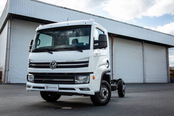 A Volkswagen Caminhões e ônibus acaba de lançar ao mercado o Delivery Express+. O veículo vem com configuração especial para adicionar segurança