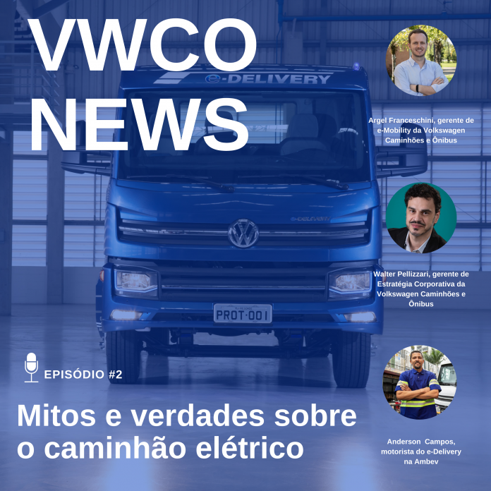 O VWCO News, podcast da área de Comunicação da VW Caminhões e Ônibus, estreou seu segundo episódio nesta sexta-feira, 21, nas principais plataformas de áudio.