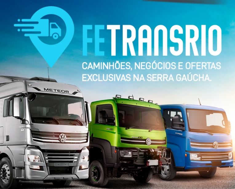 A FeTransrio acontece entre os dias 19 e 21 de outubro, em Flores da Cunha, na Serra Gaúcha, entre 14h e 21h. O evento terá teste drive de caminhões.