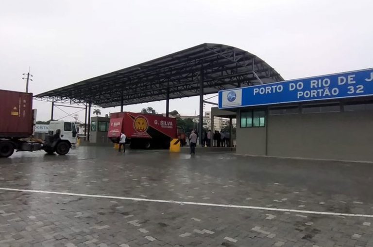 A Companhia Docas do Rio de Janeiro (CDRJ) inaugurou, na última sexta-feira (19), novo portão de acesso rodoviário ao Porto do Rio de Janeiro