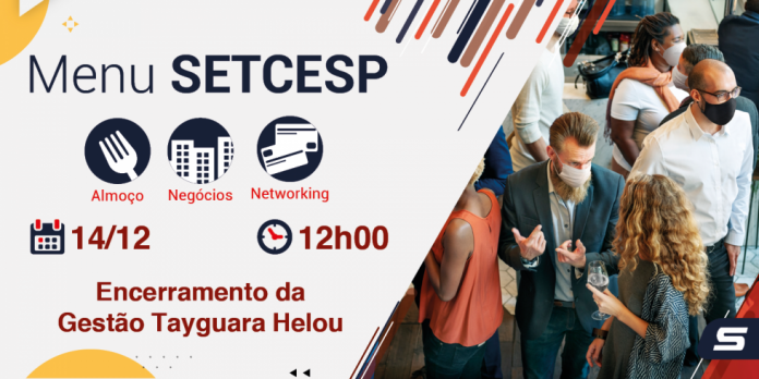 O Menu SETCESP será realizado na próxima terça (14) das 12h às 14h30 e contará com a presença da diretoria da entidade, mantenedores e convidados.