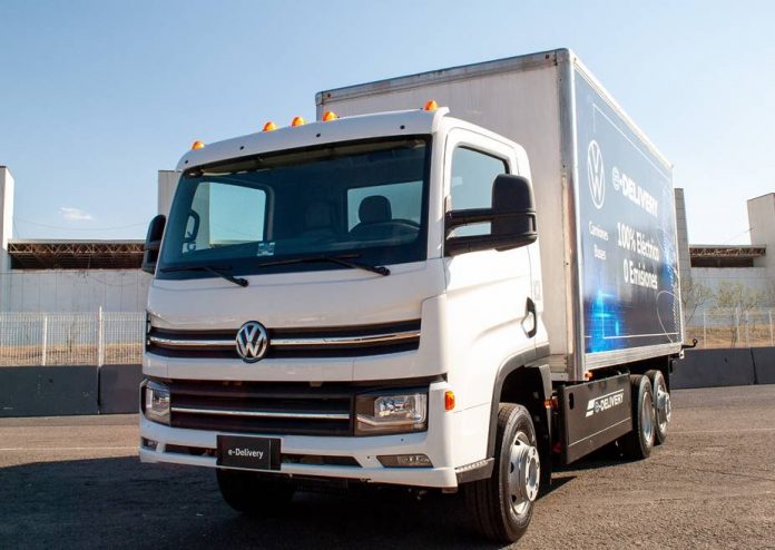 O VW e-Delivery, primeiro caminhão 100% elétrico desenvolvido e produzido na América Latina, inaugura uma nova etapa em sua expansão internacional