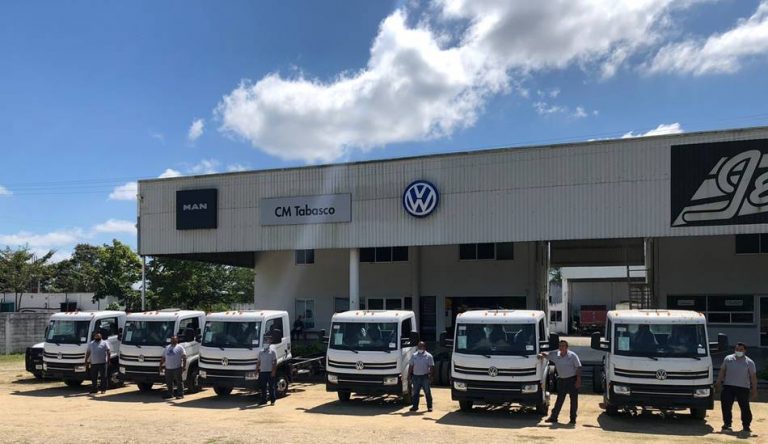 Com negócio fechado pela concessionária CM Tabasco, a VWCO acaba enviar seis novas unidades do Delivery 6.160 para reforçar a operação da empresa Corporativo Sánchez,