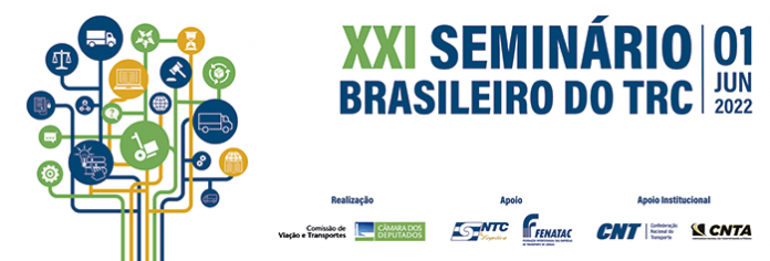 A XXI edição do Seminário Brasileiro do Transporte Rodoviário de Cargas acontecerá no próximo dia 1 de junho, no Auditório Nereu Ramos