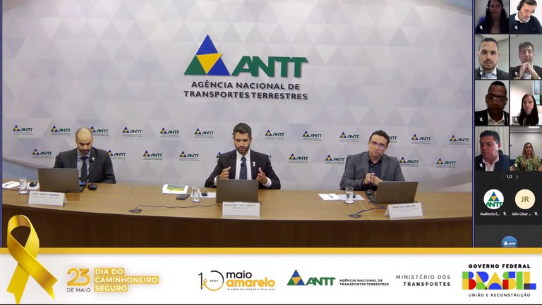 Maio Amarelo: ANTT apresenta iniciativas para redução de acidentes no TRC