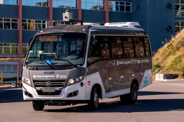 Marcopolo anuncia o primeiro protótipo de micro-ônibus autônomo do setor