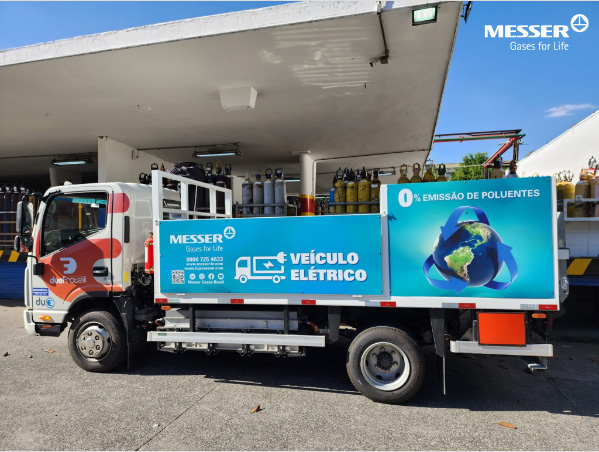 Messer Brasil terá o primeiro veículo elétrico do país para transporte de cilindros