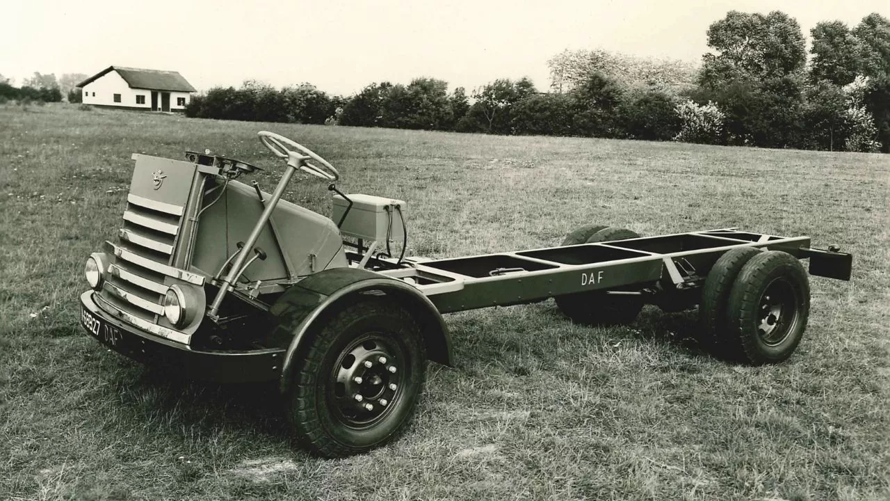 Chassi de caminhão DAF de 1949