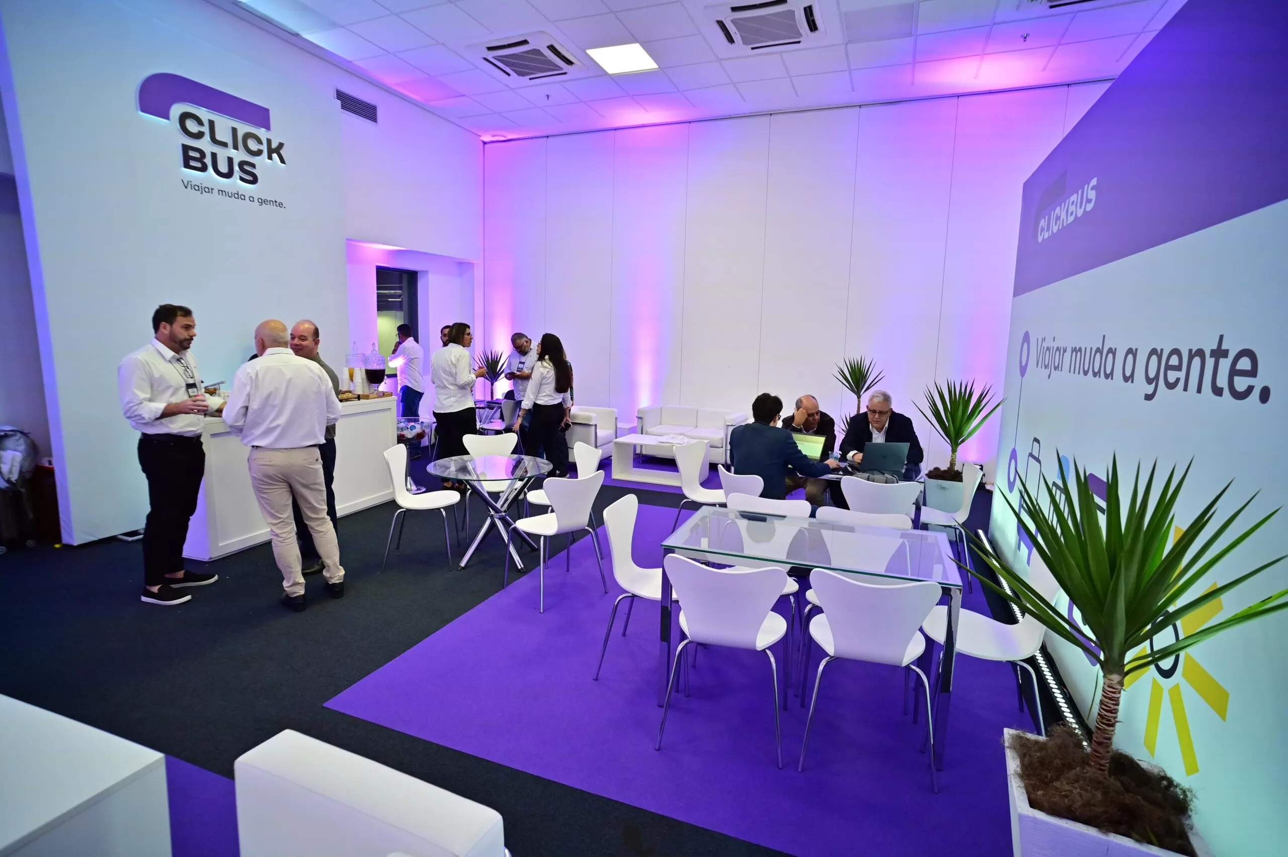 LoungeVip da ClickBus durante a Lat.Bus 2024