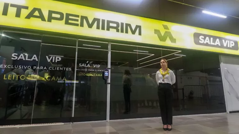 Sala VIP da Nova Itapemirim-Suzantur em São Paulo | Foto: Divulgação