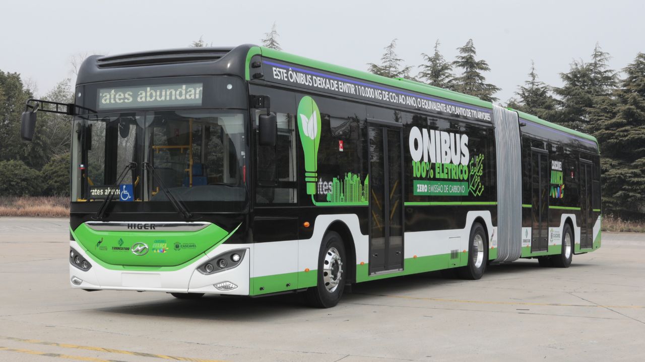 Higer apresenta ampla linha de ônibus elétricos no Brasil | Frota&Cia