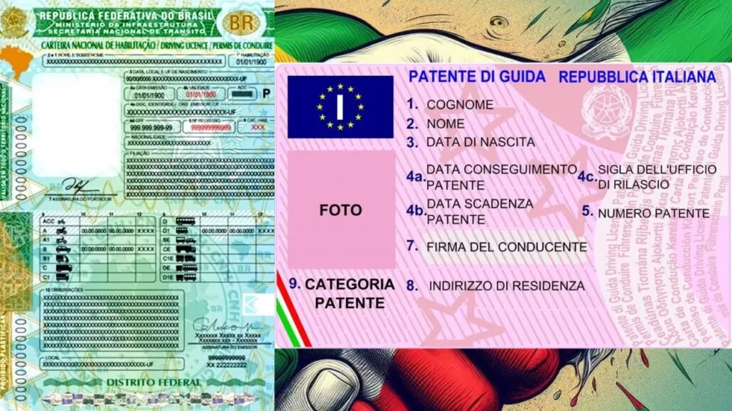 Carteiras de Habilitação de brasileiros e italianos podem ser validadas para residentes nos dois países.