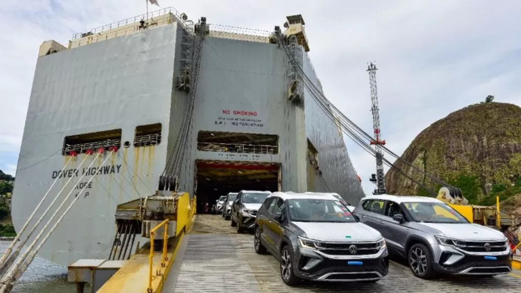 Volkswagen importa modelo TAOS via Terminal de Vila Velha (ES) em operação pela Vports
