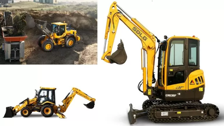 Máquinas expostas pela Tracbel na Tecnoshow