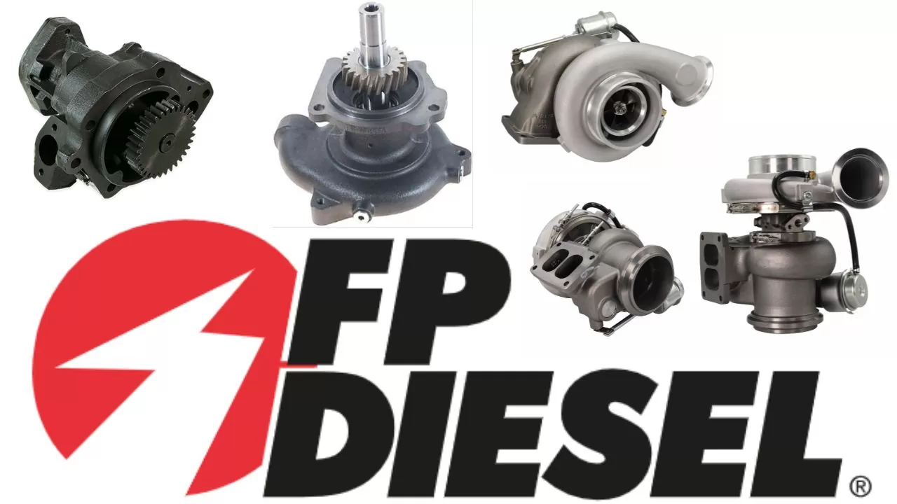 A marca FP Diesel estreia no Brasil com produtos como turbo, bomba de óleo e bomba d'água | Foto: Divulgação
