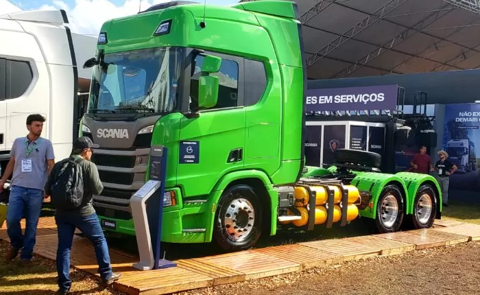Scania na Agrishow mostra solução inovadora para uso na cana
