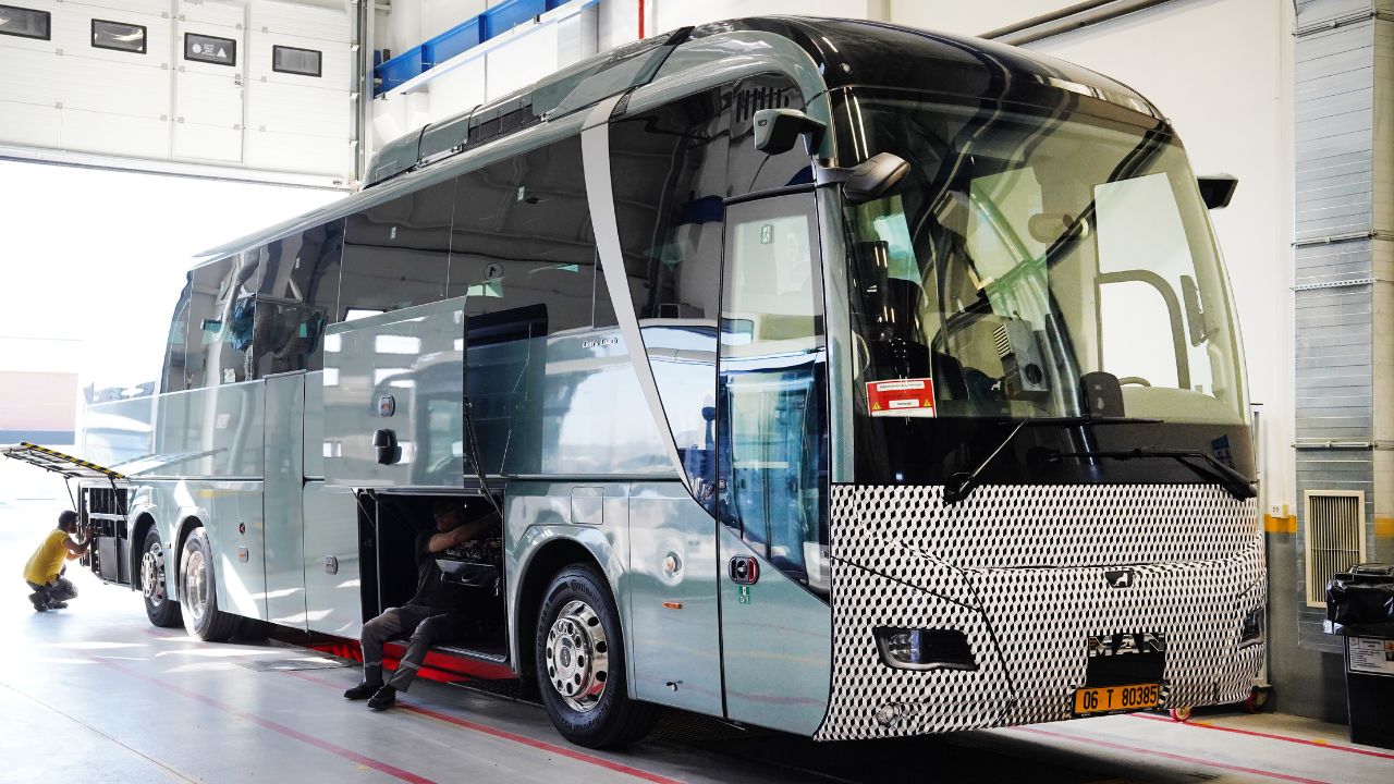 ônibus elétrico da MAN Truck & Bus