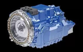 Voith Sistema de Acionamento Elétrico da Voith (VEDS DIWA NXT equipada com CRU (Central Recuperation Unit) DIWA NXT equipada com Mild Hybrid e 48 V - CRU (Central Recuperation Unit)