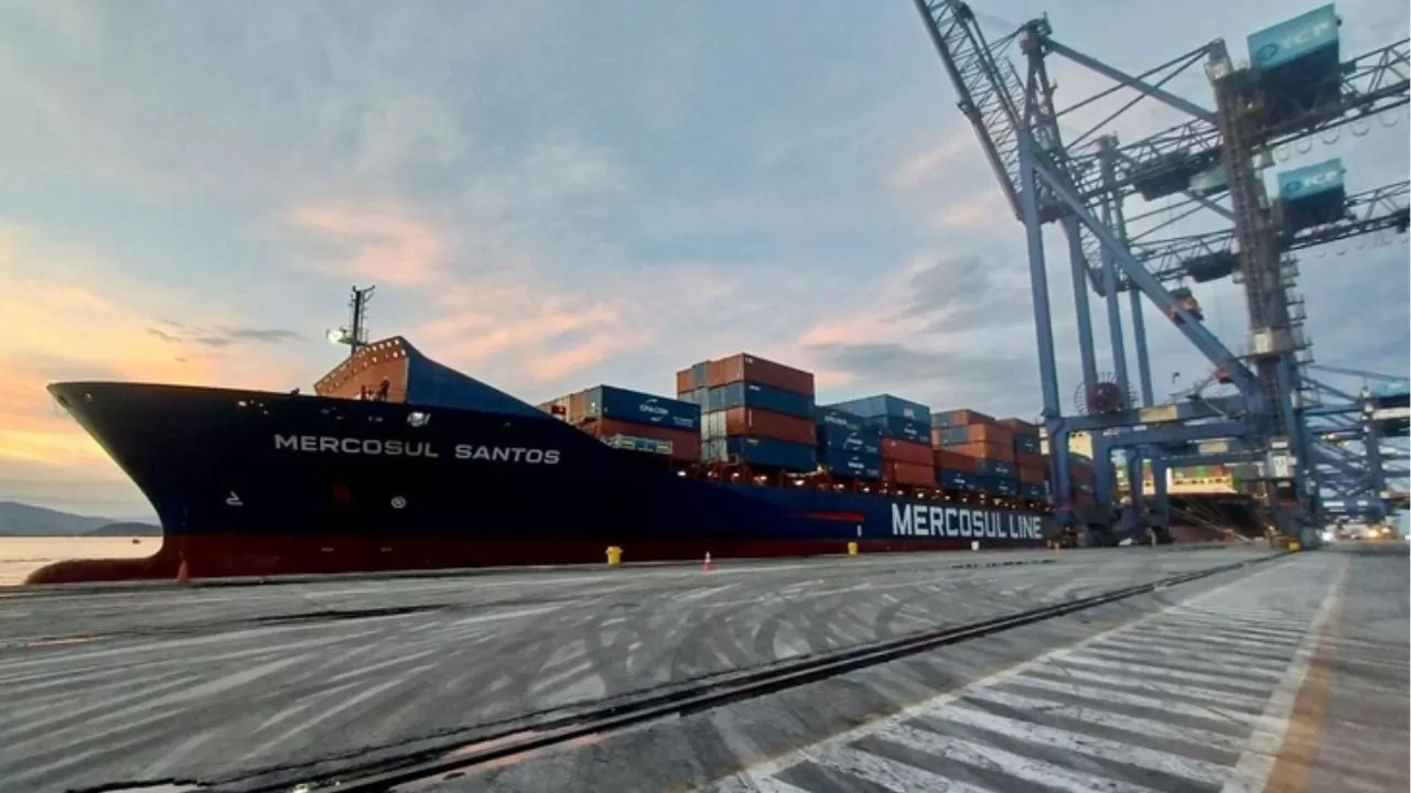 navio Mercosul Santos