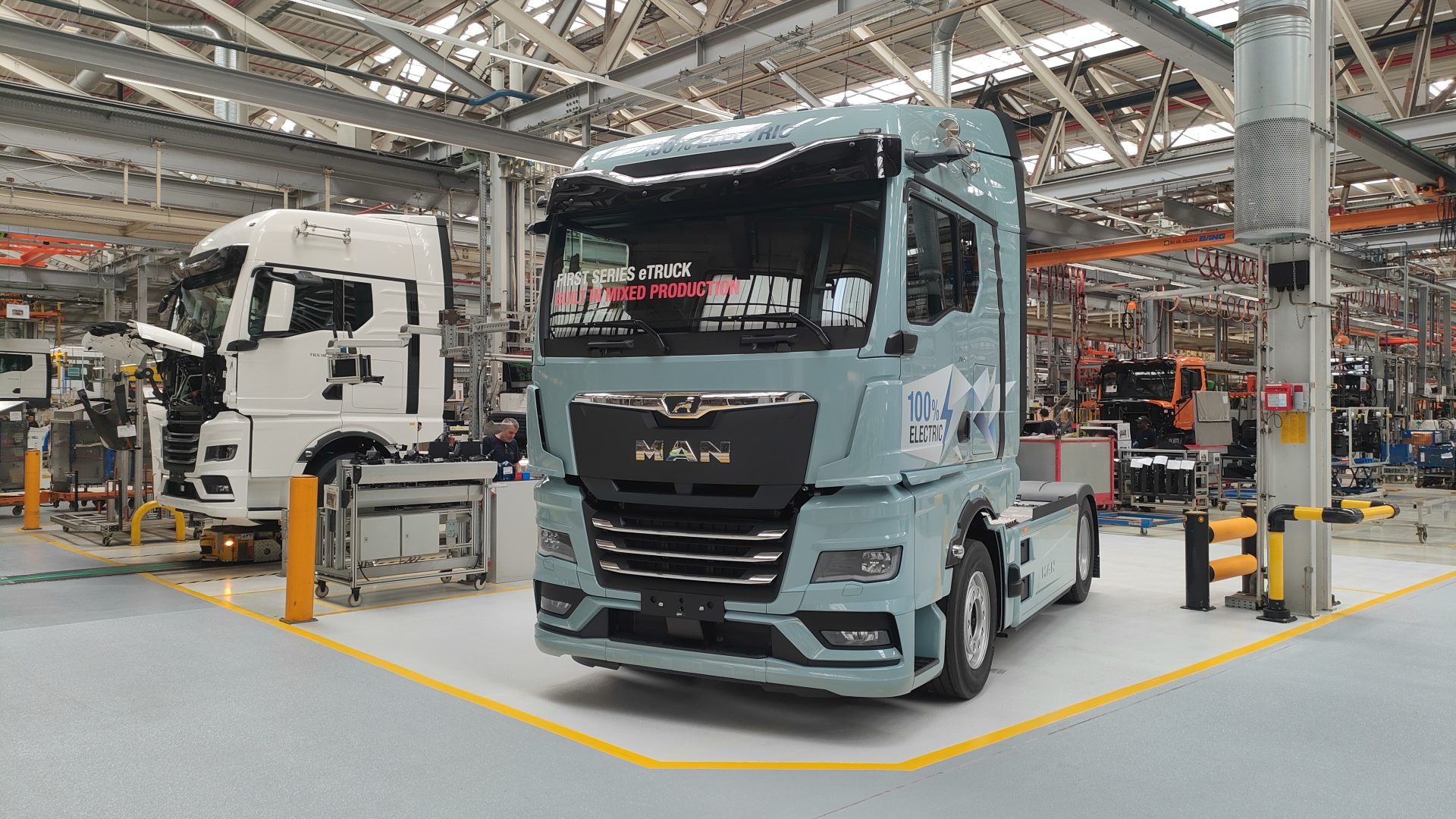 MAN Truck & Bus avança na produção em série de caminhões elétricos