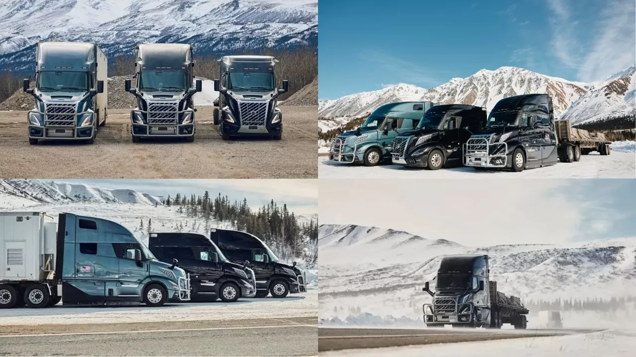 Volvo testa a linha VNL nas condições extremas de Fairbanks, no Alasca Volvo testa a linha VNL nas condições extremas de Fairbanks, no Alasca