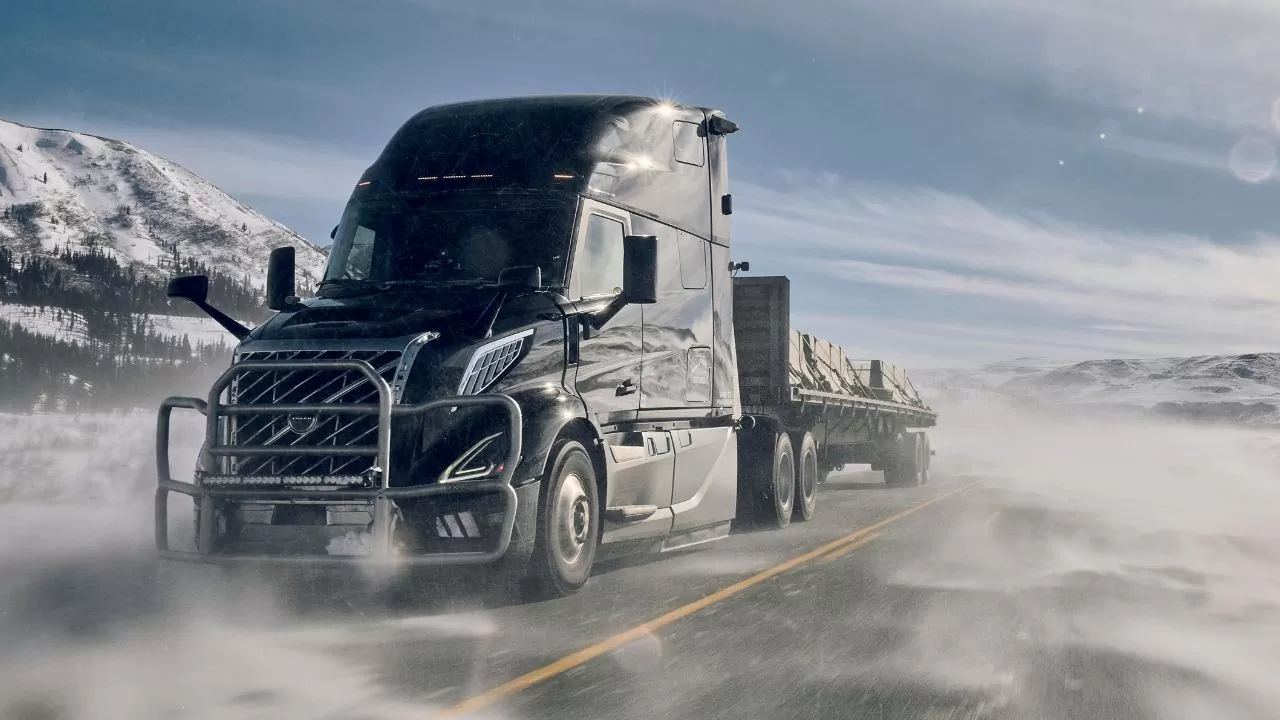 Volvo VNL em testes em Fairbanks, no Alasca