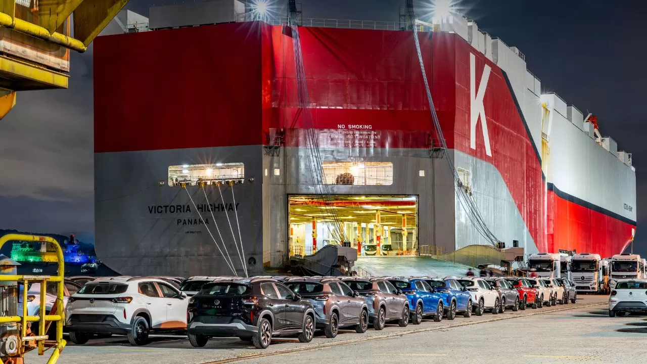 Exportações do VW Tera via Porto de Santos