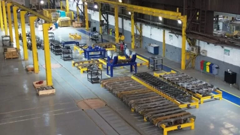 Linha dos truques ferroviários da CBFA