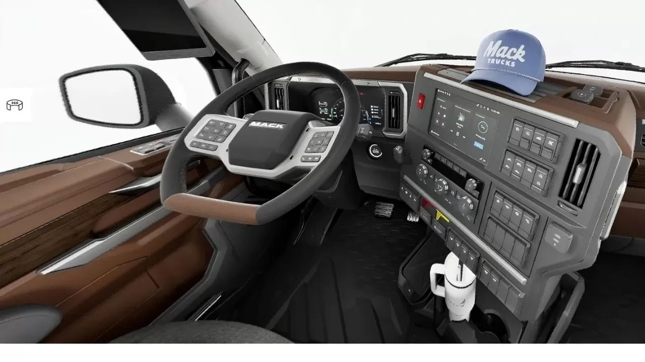 Novo painel nos caminhões Mack