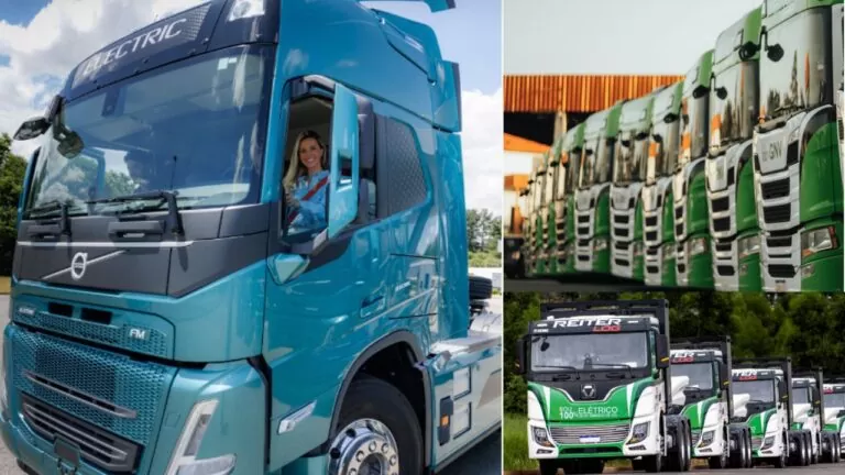 Frota sustentável da Reiter Log