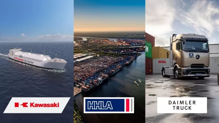 Kawasaki, HHLA e Daimler Truck