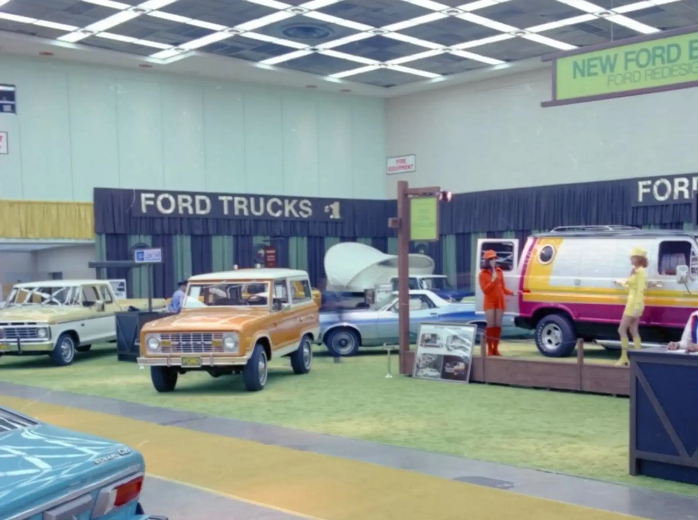 Estande Ford Salão de Detroit 1975