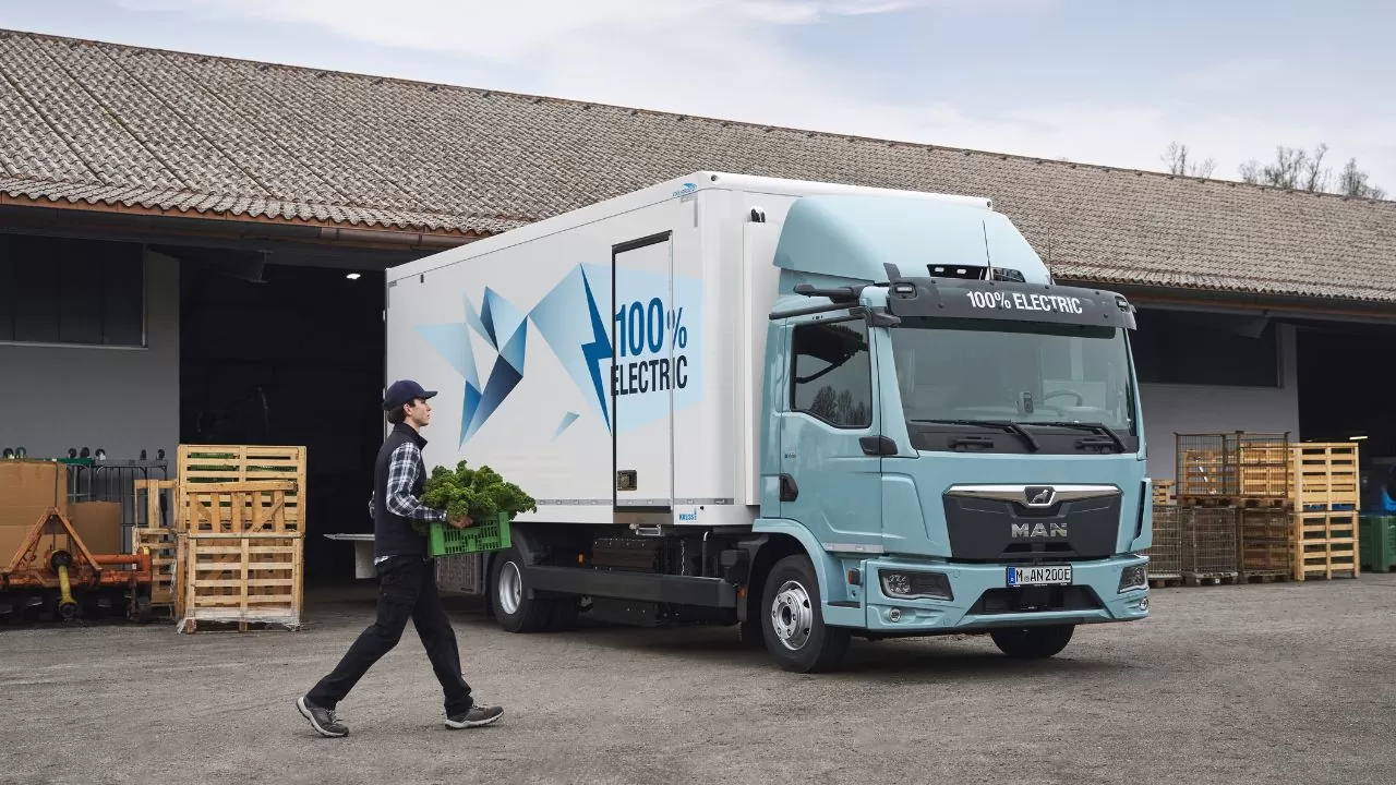 MAN eTGL de 12 toneladas frigorífico