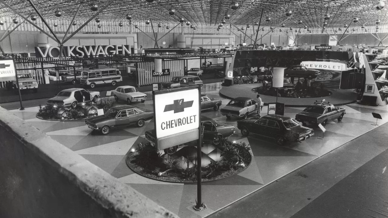 Salão Internacional do Automóvel de São Paulo na década de 1970