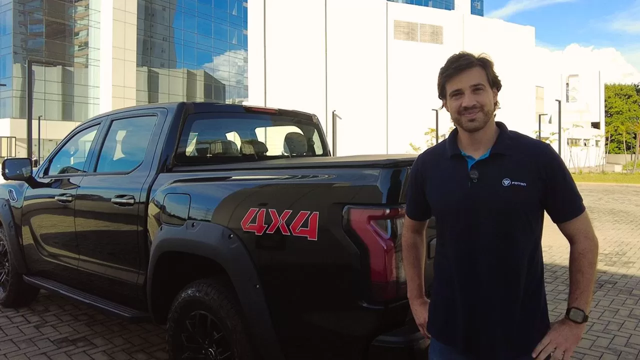 Audie Carrara, gerente de Marketing da Foton Audie Carrara, gerente de Marketing da Foton