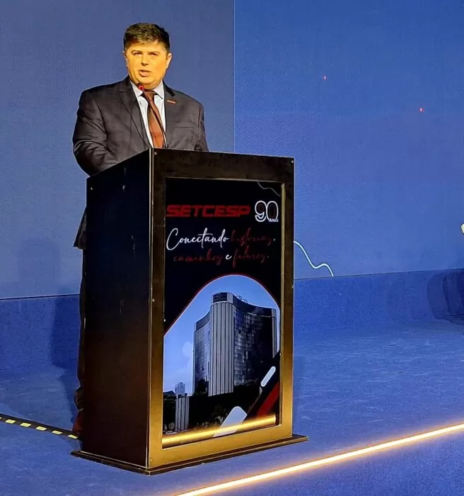 Marcelo Rodrigue, discursa na Festa dos 90 anos do Setcesp (3) Marcelo Rodrigue, discursa na Festa dos 90 anos do Setcesp (3)