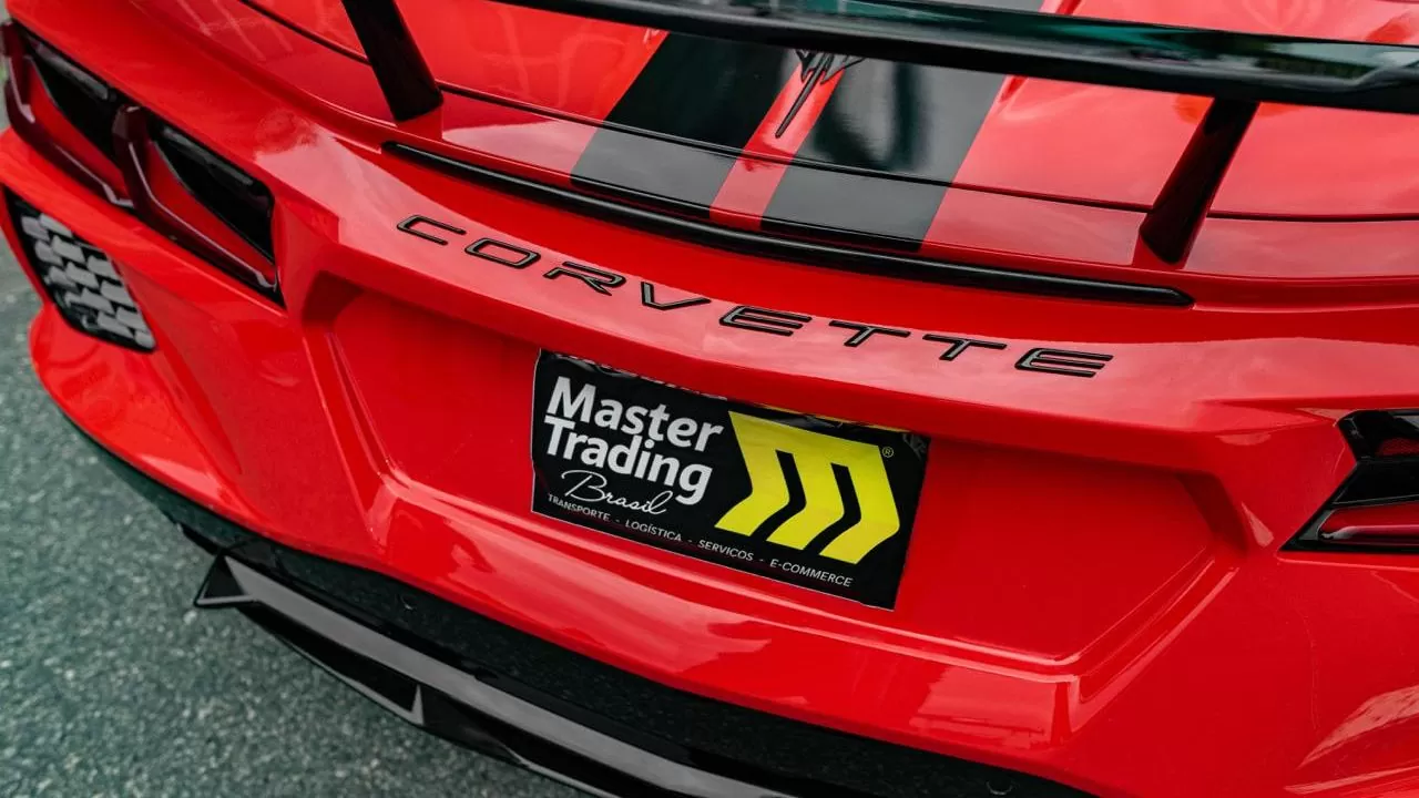 Traseira do Corvette Stingray 2026 3LT