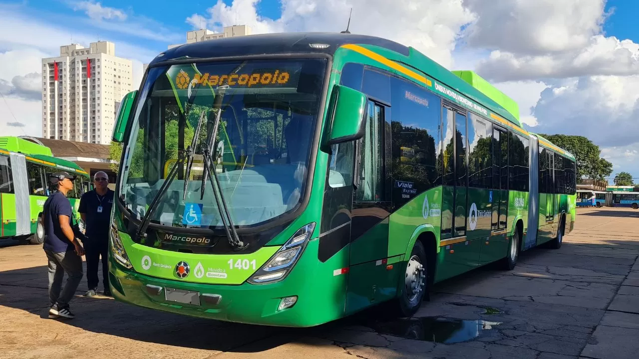 8 ônibus a gás foram incorporados à frota da nova RMTC