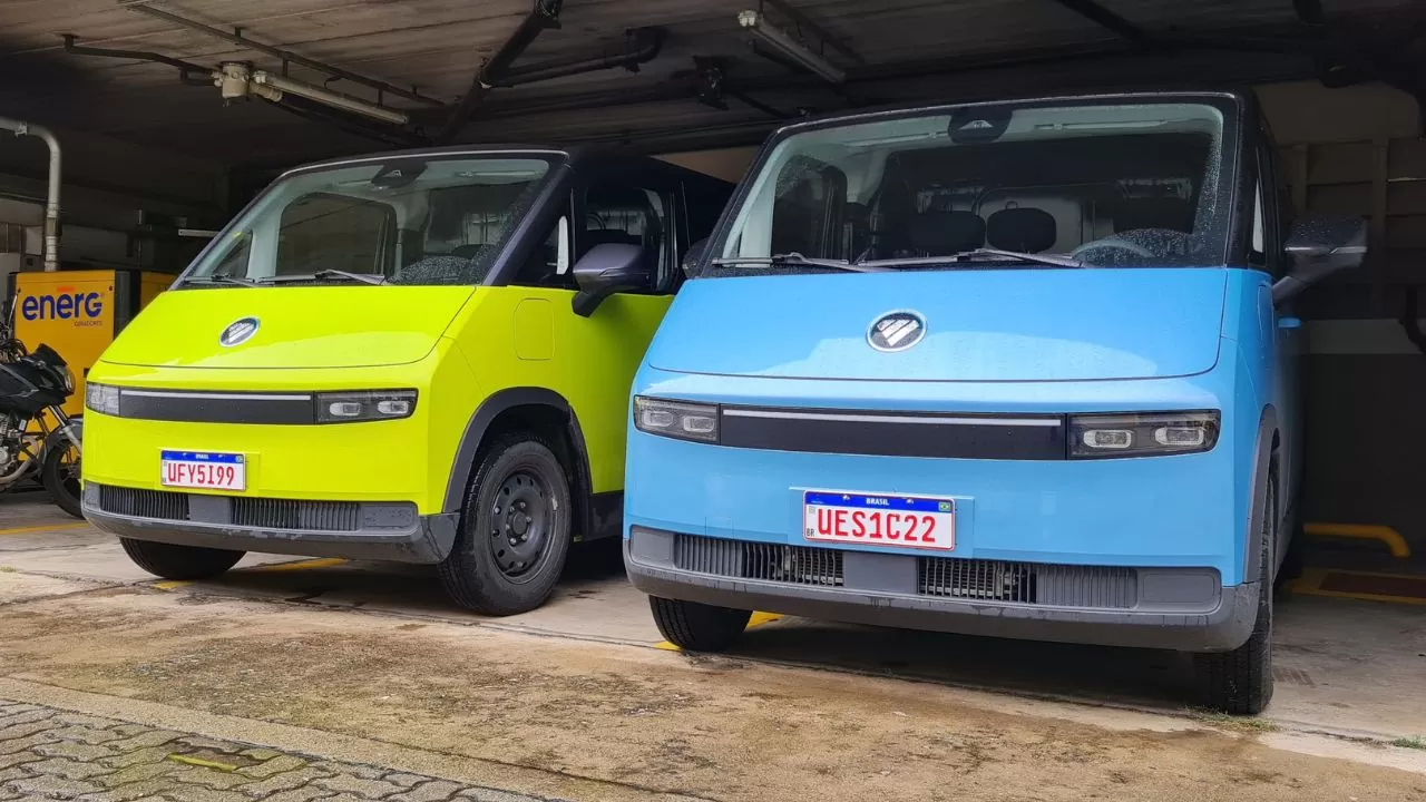 Foton eViex Connect em duas cores