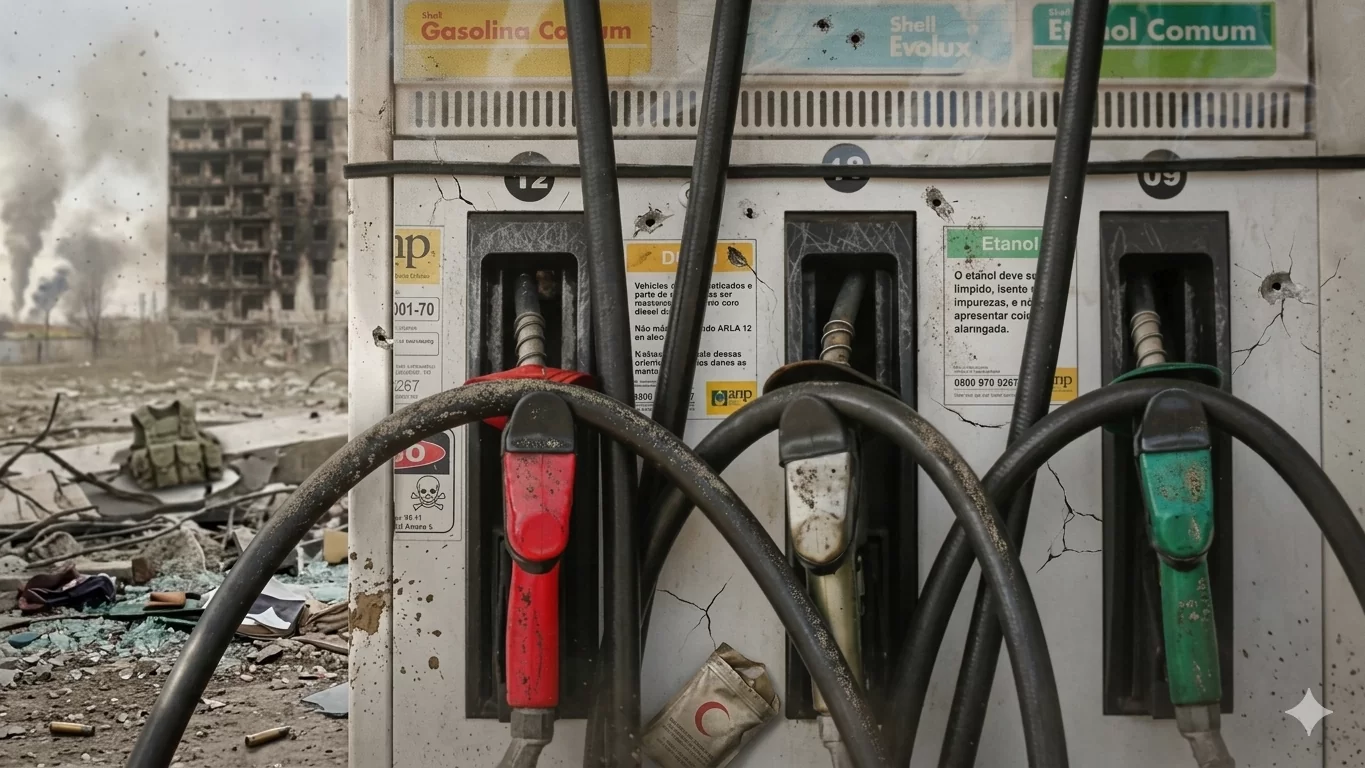 Diesel dispara até 15% no Brasil após escalada da guerra