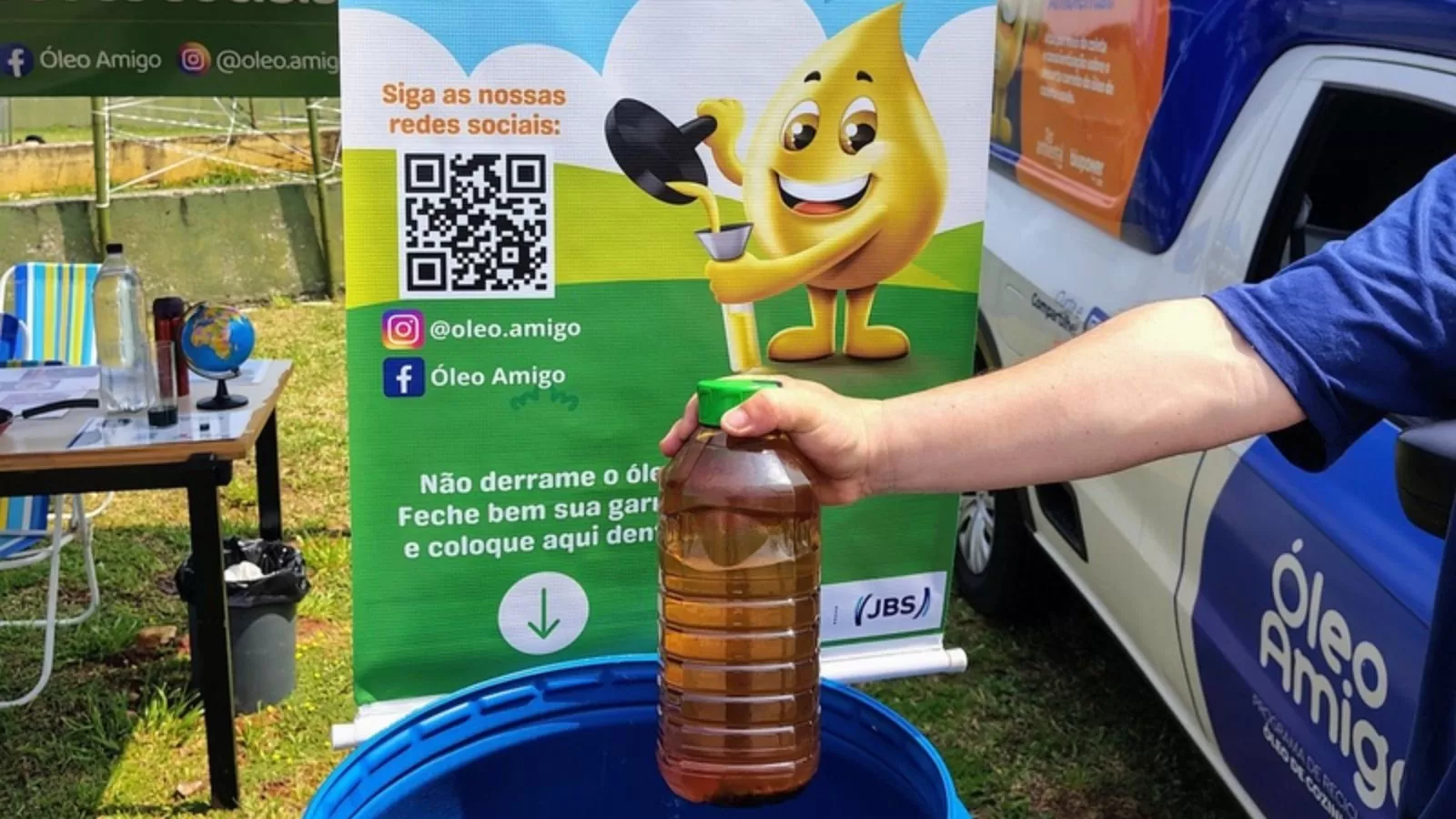 Óleo de cozinha biodiesel