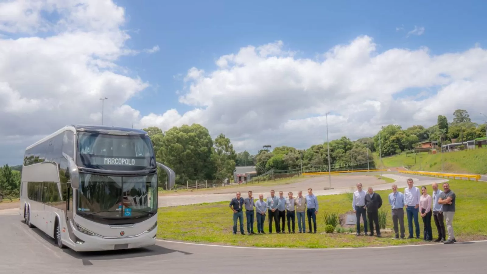 Nova pista da Marcopolo permite avaliar mais de 40 veículos no dia