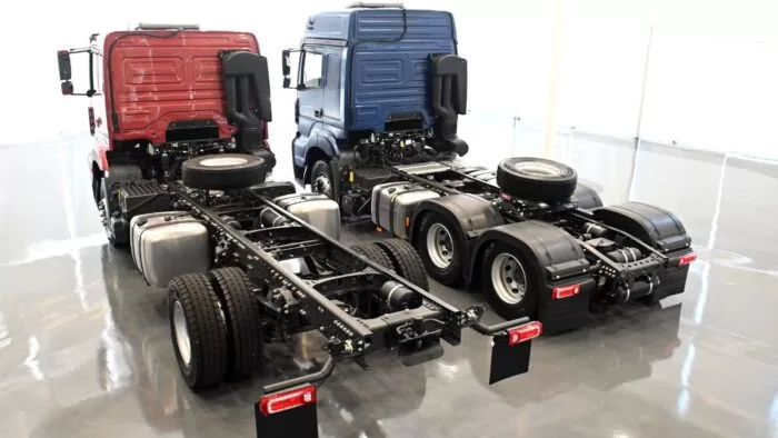 Novo Axor ganha suspensão pneumática e mira mais produtividade no transporte Novo Axor ganha suspensão pneumática e mira mais produtividade no transporte