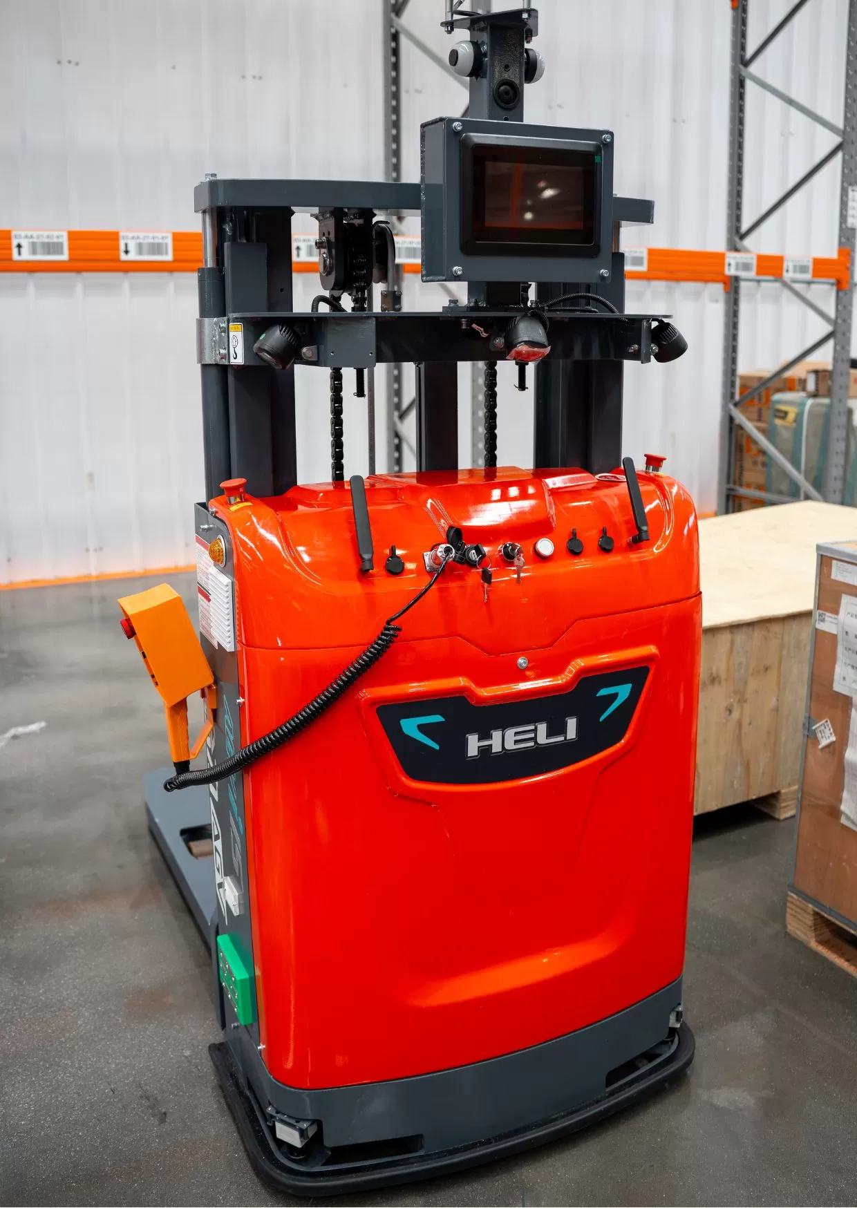 Empilhadeira autônoma da Heli Empilhadeira autônoma da Heli