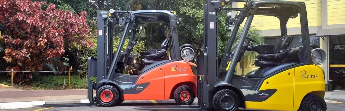 Retrak1 A Retrak trabalha com a locação de máquinas das marcas Linde e STILL